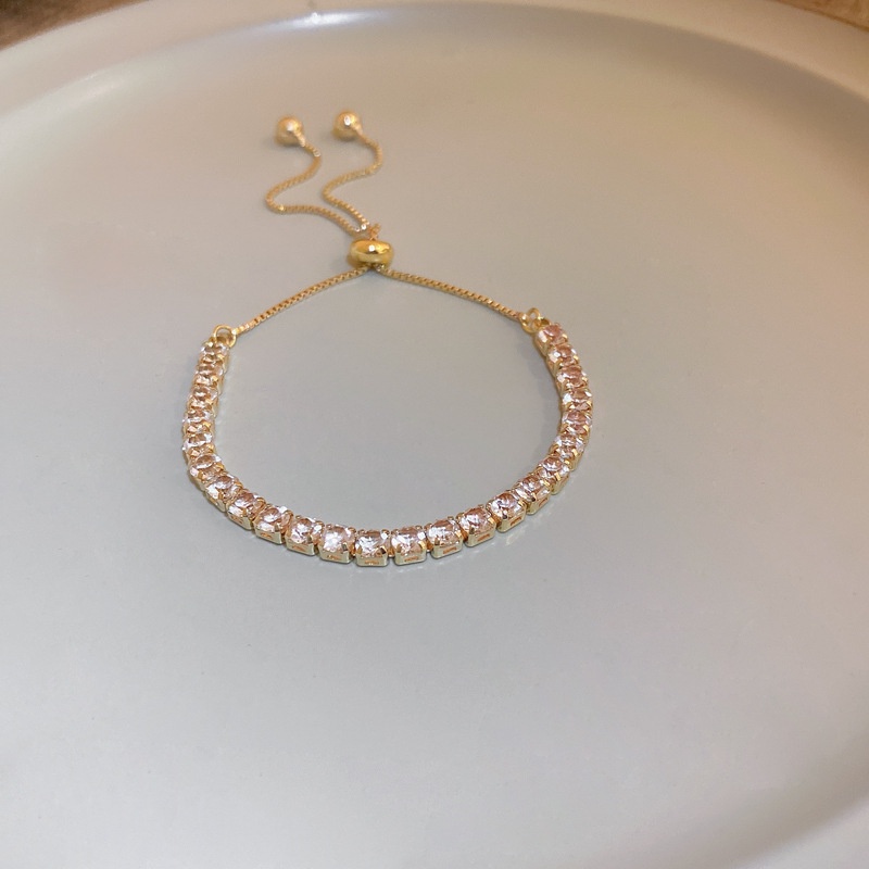 Vòng Đeo Tay Đính Pha Lê Tua Rua Phong Cách Âu Mỹ Thời Trang Sang Trọng