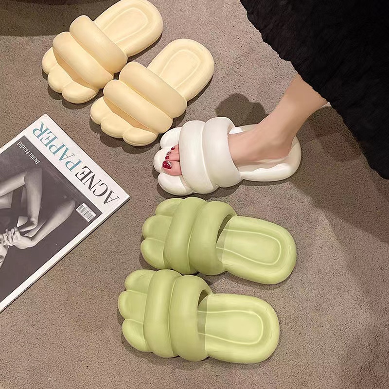 Dép Đi Trong Nhà Bằng EVA Đế Dày Mềm Mại Chống Trượt In Họa Tiết Hoạt Hình Dễ Thương Cho Nam Và Nữ