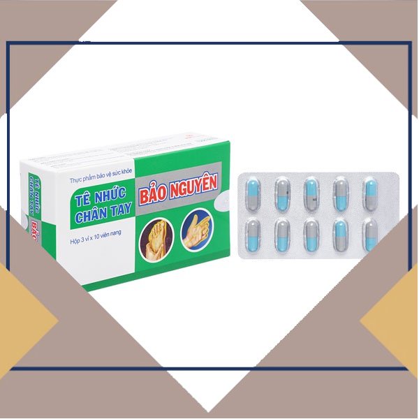 Tê nhức chân tay Bảo Nguyên hoạt huyết Hộp 30 viên [Chính Hãng ]