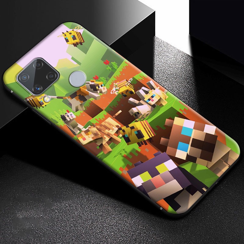 Ốp Điện Thoại Silicon tpu Mềm Hình minecraft 66nov Cho redmi 9a 9c 10a 9t 9 note 9s