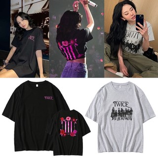 Áo thun kpop áo kpop áo twice áo in hình dáng rộng áo thần tượng