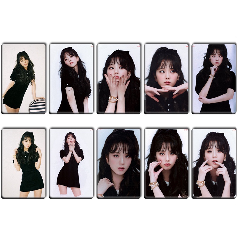 Set 10 Thẻ ID Bằng Pvc Chống Nước In Hình Blackpink Dùng Làm Quà Tặng Cho Học Sinh Diy