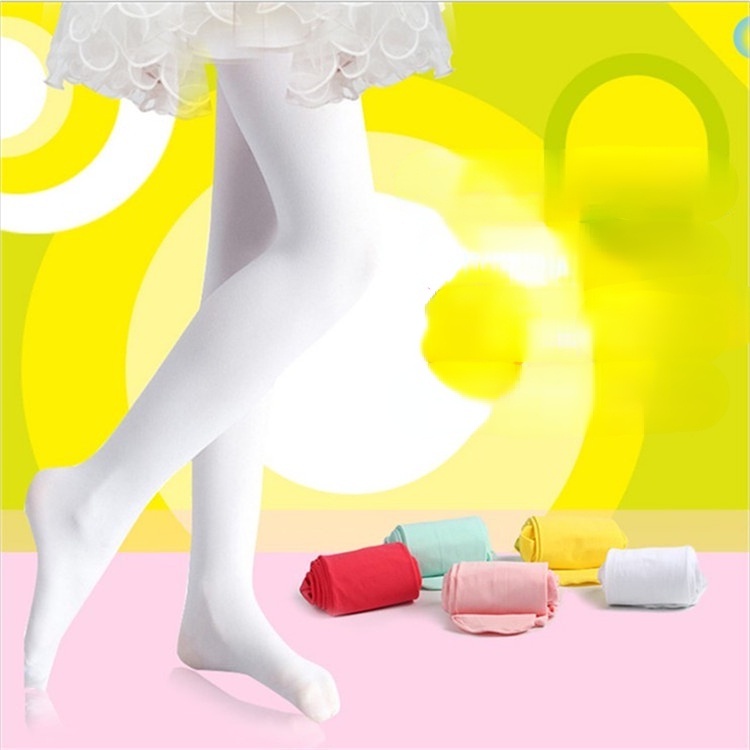 Quần Tất Múa Ba Lê 80D Bằng Vải Nhung Mỏng Thời Trang Xuân Hè Cho Bé Gái 1 Tuổi