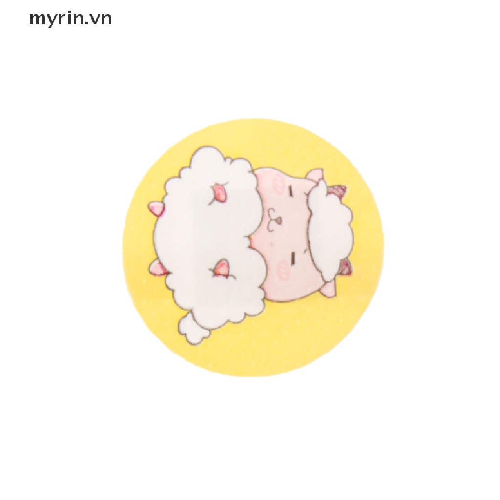 Hộp 120 Băng Cá Nhân Tròn Thoáng Khí Chống Thấm Nước Cho Bé