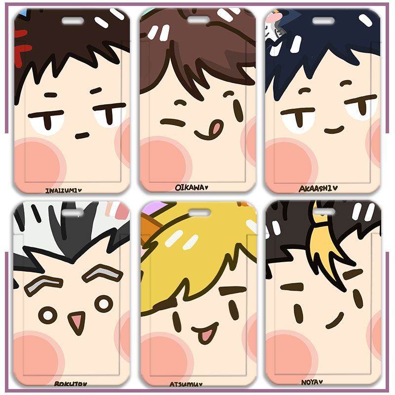 Nhân Vật Hoạt Hình Haikyuu!!! Ví Đựng Thẻ Tín Dụng / Danh Thiếp Kiểu Dáng Đáng Yêu Ốp
