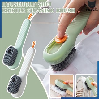 Bàn chải đánh giày lông mềm bàn chải cán dài bàn chải quần áo bàn chải nhựa mềm royal1.vn