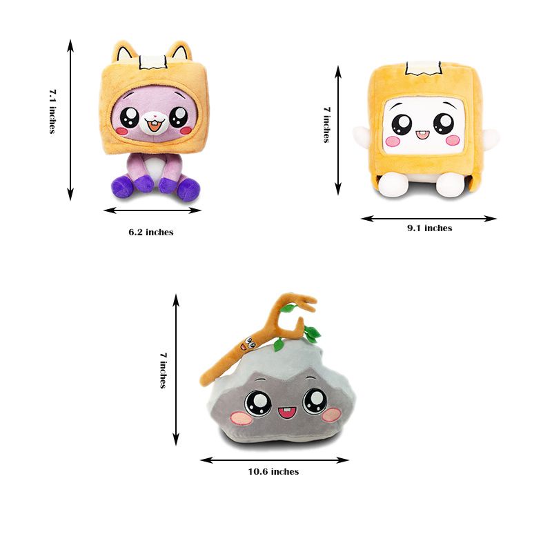 Đồ chơi nhồi bông mềm hình hoạt hình dễ thương cho bé