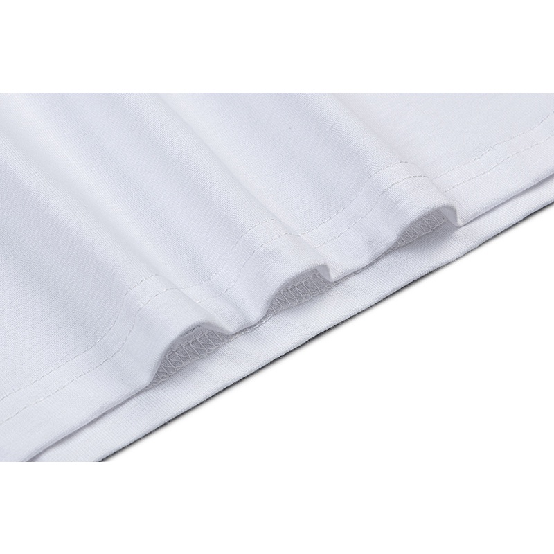 F-o-g- Áo Thun Tay Ngắn Cổ Tròn In Hình Tam Giác Trước Sau Lưng Thoáng Khí Thoải Mái Chất Lượng Cao Thời Trang Mùa Hè