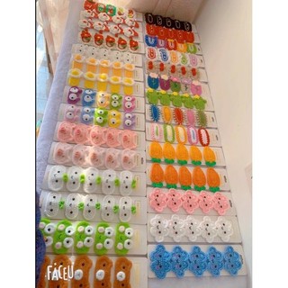(Set 10) Phôi vải nỉ dùng lót kẹp tóc handmade - Tada Craft