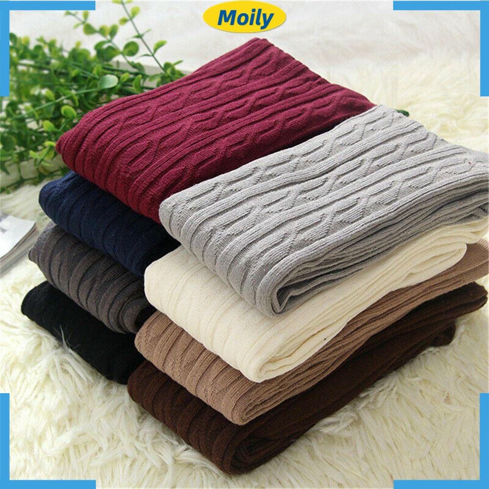 Vớ dài qua gối giữ ấm mùa đông nhiều màu sắc cho nữ