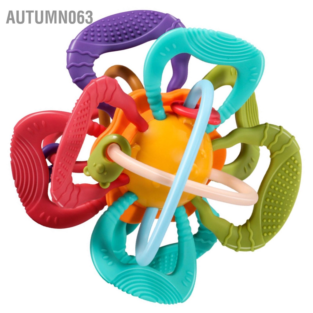 Đồ Chơi Lục Lạc Nhiều Màu Sắc An Toàn Cho Bé Mọc Răng