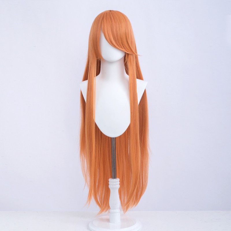 Tóc Giả Dài 100cm Mái Ngang Nhiều Màu Sắc Thời Trang