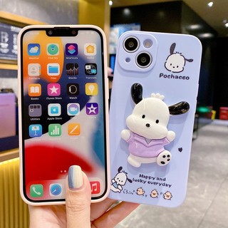 Ốp Điện Thoại Pochacco Hoạt Hình Dễ Thương Cho Samsung Note 20 10 9 8 10 Ốp Mềm Chống Sốc Cho Galaxy S26 S25 Edge S24 S23 FE S22 Ultra S21 S20 S10 S9 Plus