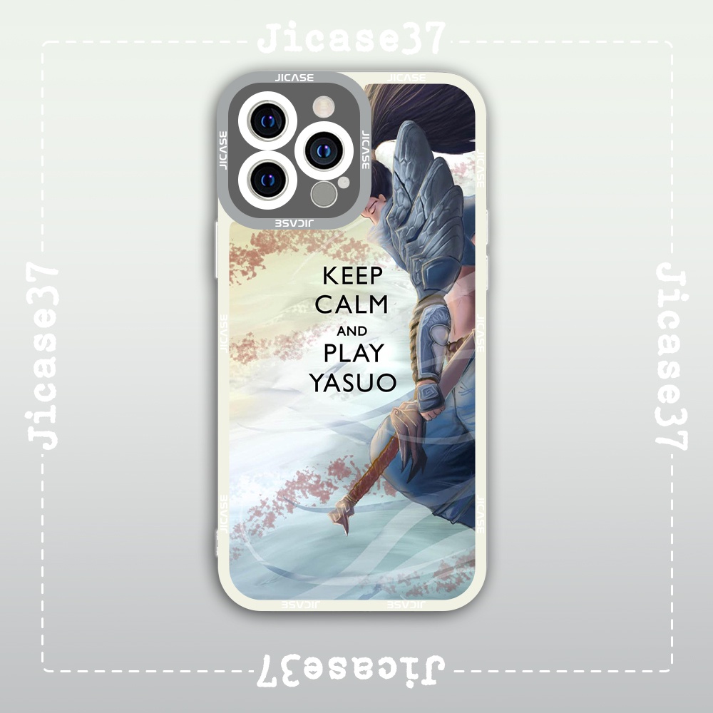 Ốp lưng iphone Cute Case Yasuo Keep Calm Liên Minh Huyền Thoại Game Moba Tặng Kèm Phụ Kiện Túi Xách MK Hình Cute Case