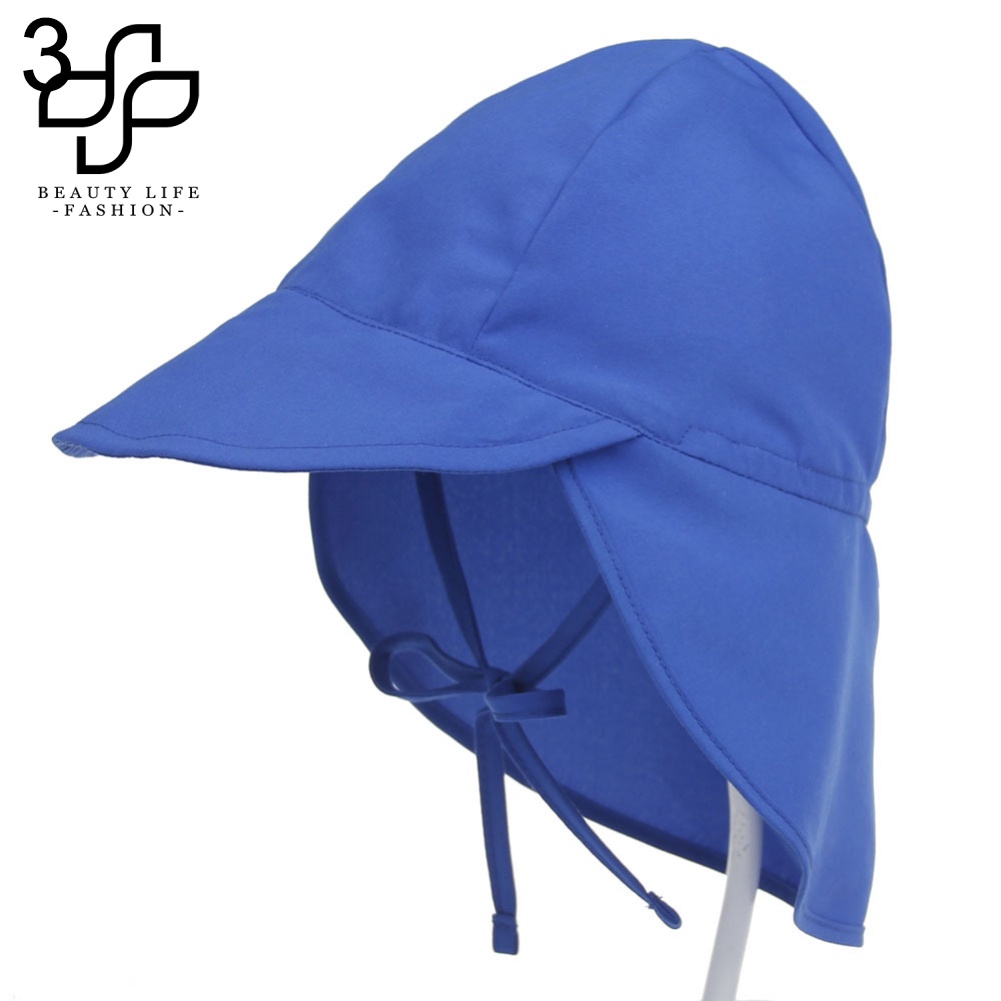 Mũ Chống Nắng Thoáng Khí Che Tai Thời Trang Đi Biển Mùa Hè Cho Bé Trai Và Gái