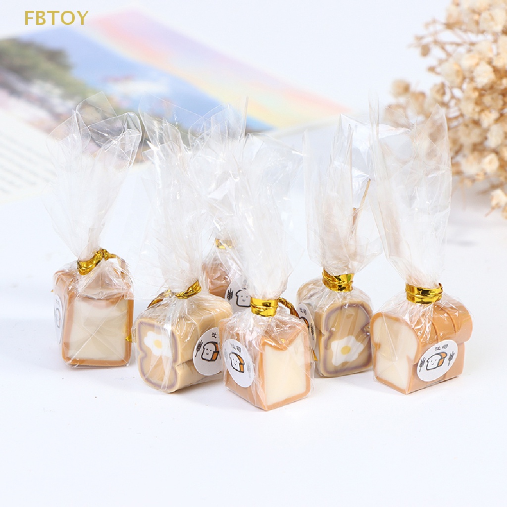 Bộ 2 Mô Hình Bữa Sáng Bánh Mì Tỉ Lệ 1: 12 Trang Trí Nhà Búp Bê