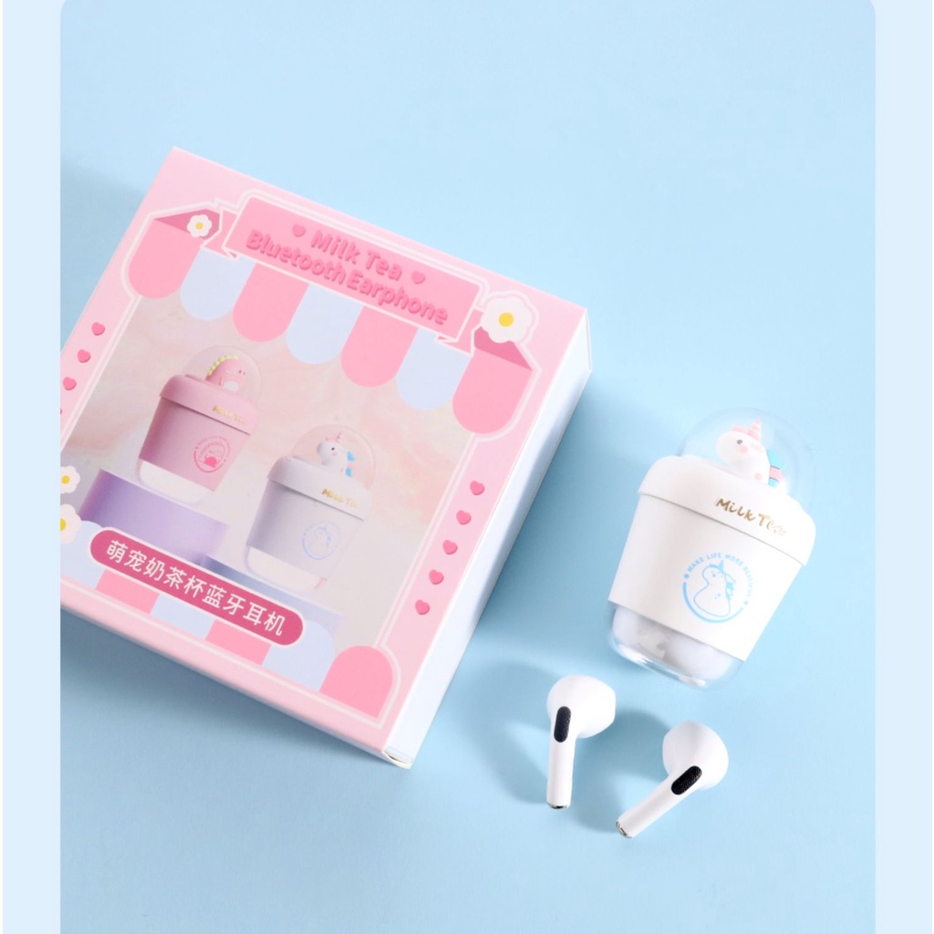 Tai Nghe Không Dây Bluetooth 5.3 Hình Ly Trà Sữa Cho IOS Android NOVA Y05
