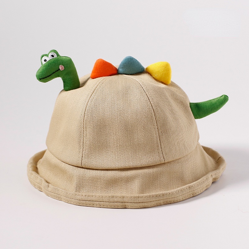 Nón Tai Bèo Chống Nắng Hình Khủng Long Siêu Dễ Thương Phong Cách Hàn Quốc Cho Bé Trai Và Gái