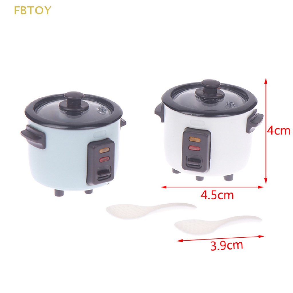 Nồi Cơm Điện / Muỗng Cơm Mini Tỉ Lệ 1: 12 Cho Nhà Búp Bê