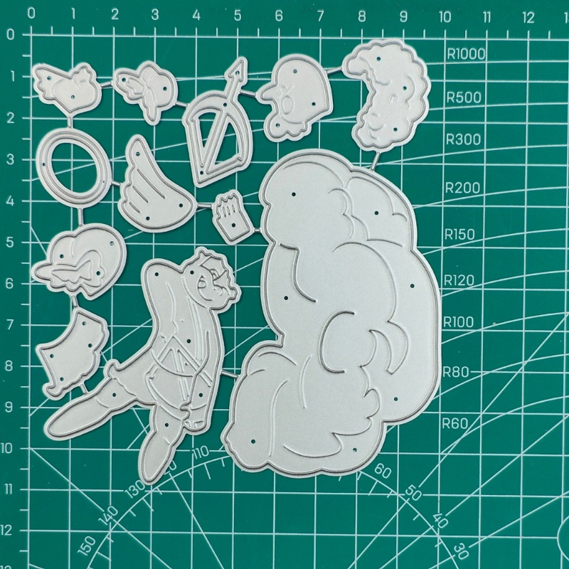 Khuôn Cắt Bằng Kim Loại Hình Trái Tim Xinh Xắn