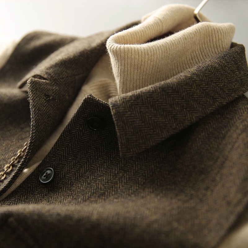 Áo Khoác Len Không Tay Thời Trang Nhật Bản Đơn Giản