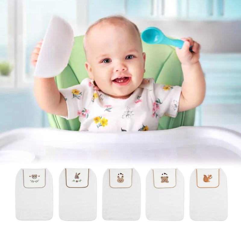 Khăn Cotton 4 Lớp Thấm Hút Mồ Hôi In Hình Thú Hoạt Hình Dễ Thương Cho Bé Sơ Sinh