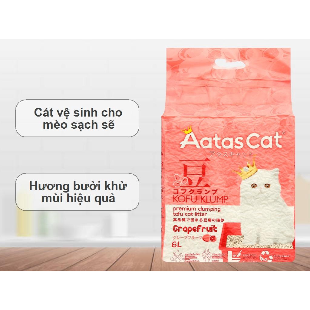 Cát Đậu Nành Aatas Cat Cho Mèo Túi 6L