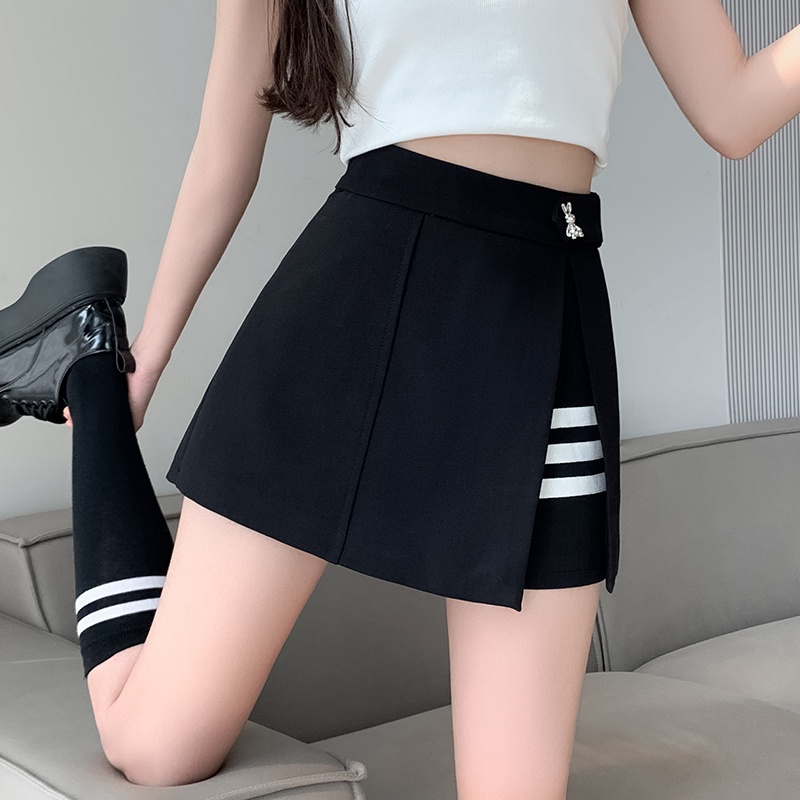 Quần Short Giả Váy Lưng Cao Phong Cách Mới