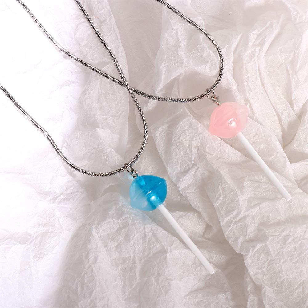 ANEMONE Dây Chuyền Mặt Kẹo Mút Thời Trang Hàn Quốc Vintage Cho Nữ