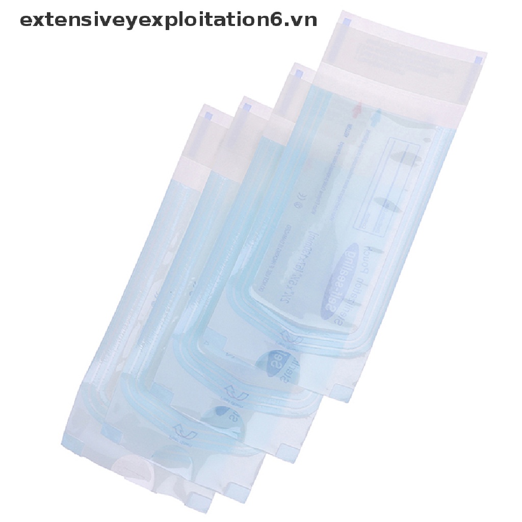 Set 200 Túi Khử Trùng Dụng Cụ Làm Móng Bằng PP Dùng Một Lần