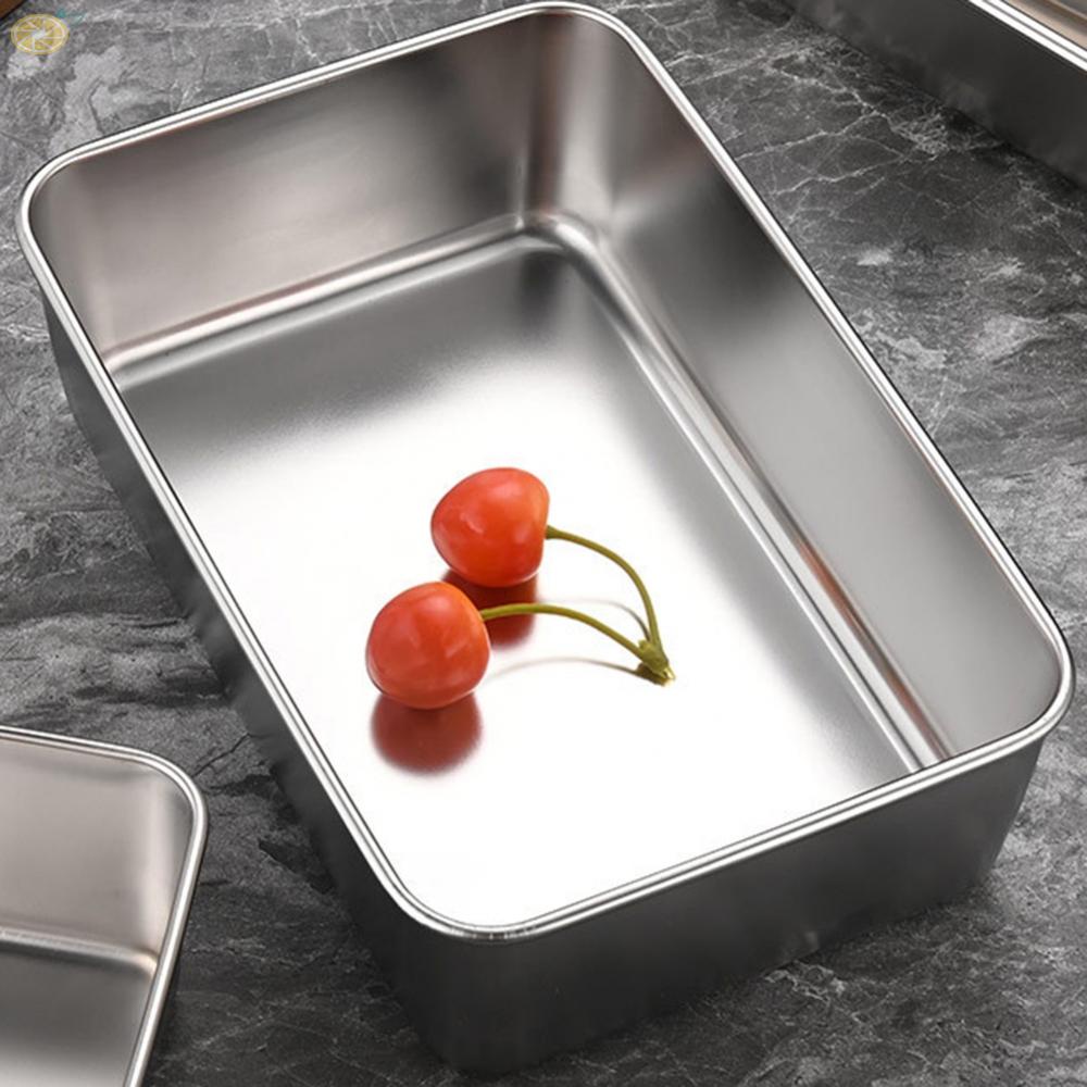 【VARSTR】Food Tray Kitchen Rectangular Serving Decoration Vegetable High Quality