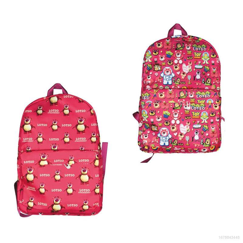 Gấu dâu Lotso Balo Chống Thấm Nước Thoáng Khí Đa Năng Thời Trang Cho Nam Nữ