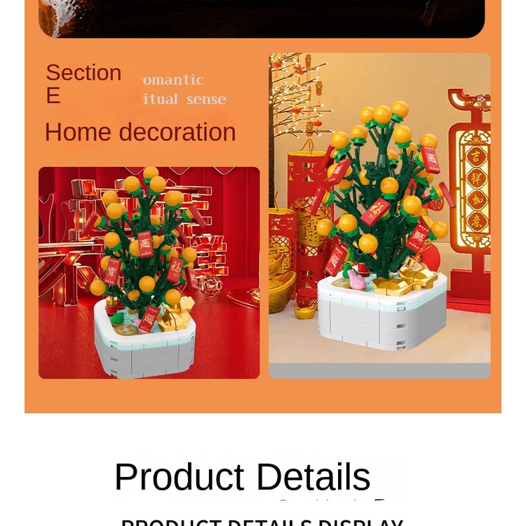 Đồ Chơi Lắp Ráp Hình Cây Sáng Tạo Phù Hợp Làm Quà Năm Mới