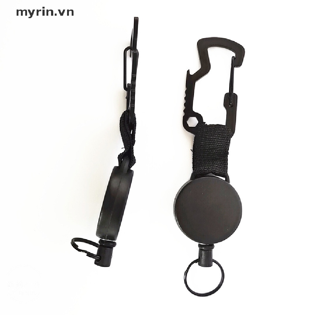 Móc Chìa Khóa Bằng Thép Có Thể Thu Gọn 3 Trong 1 Tiện Dụng