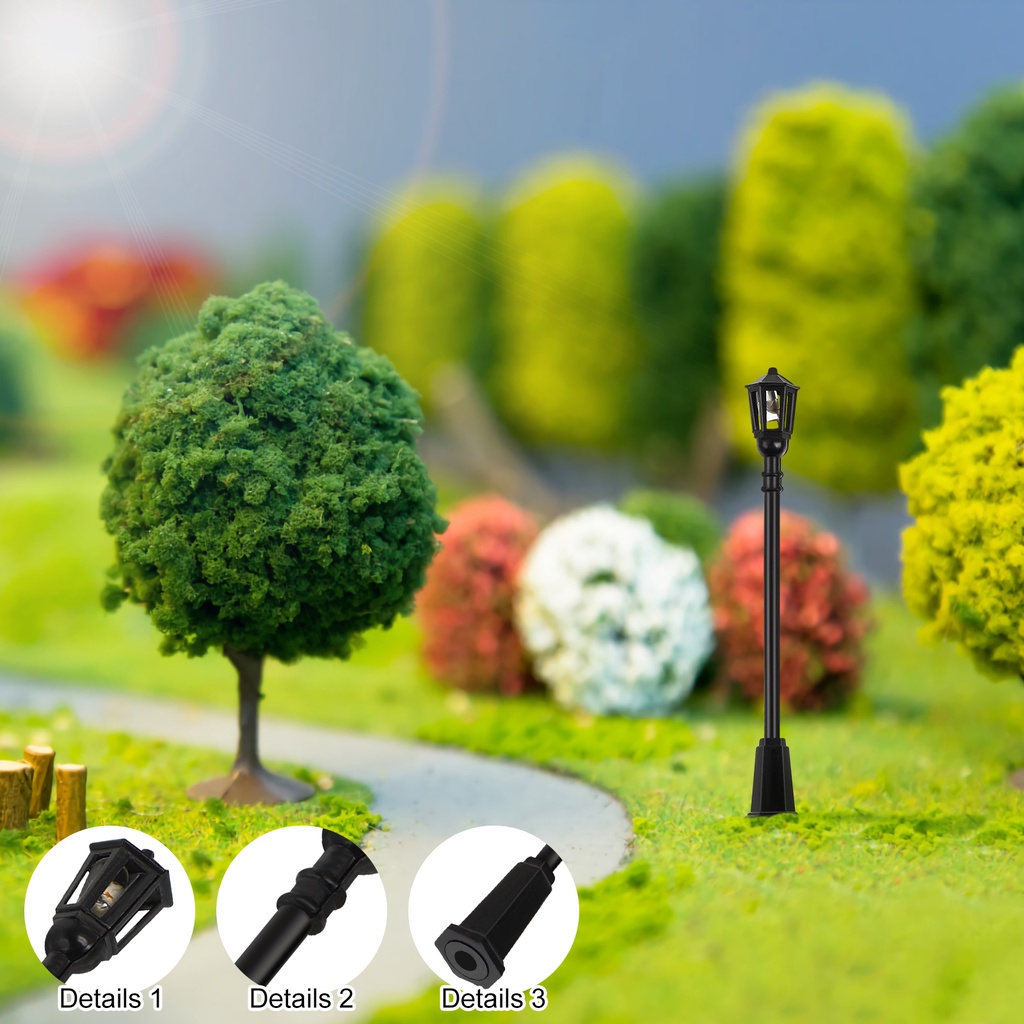 Set 20 Đèn Led Mini Chạy Bằng Pin Dùng Trang Trí Đường Phố Dioramas