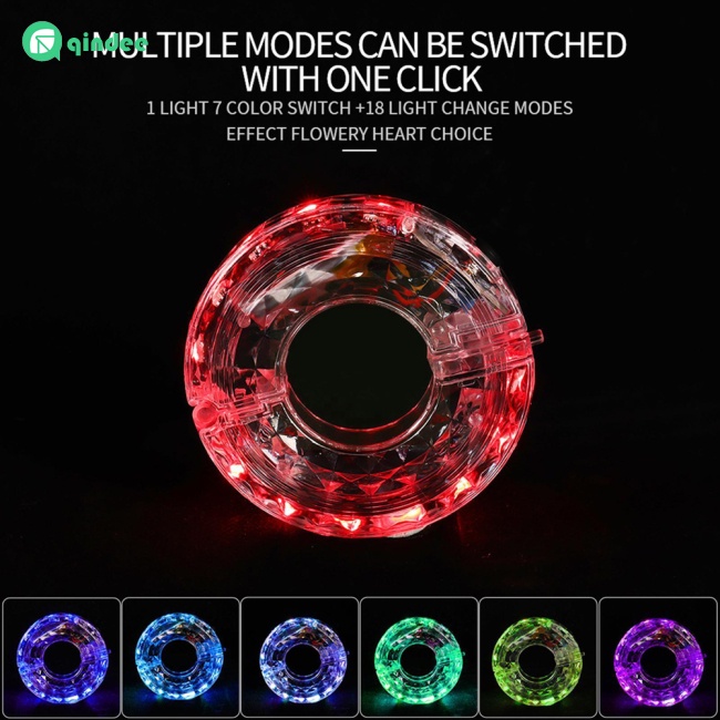 Đèn Led Cảnh Báo Cảm Biến Thông Minh Chống Nước Gắn Bánh Xe Đạp Cho Trẻ Em