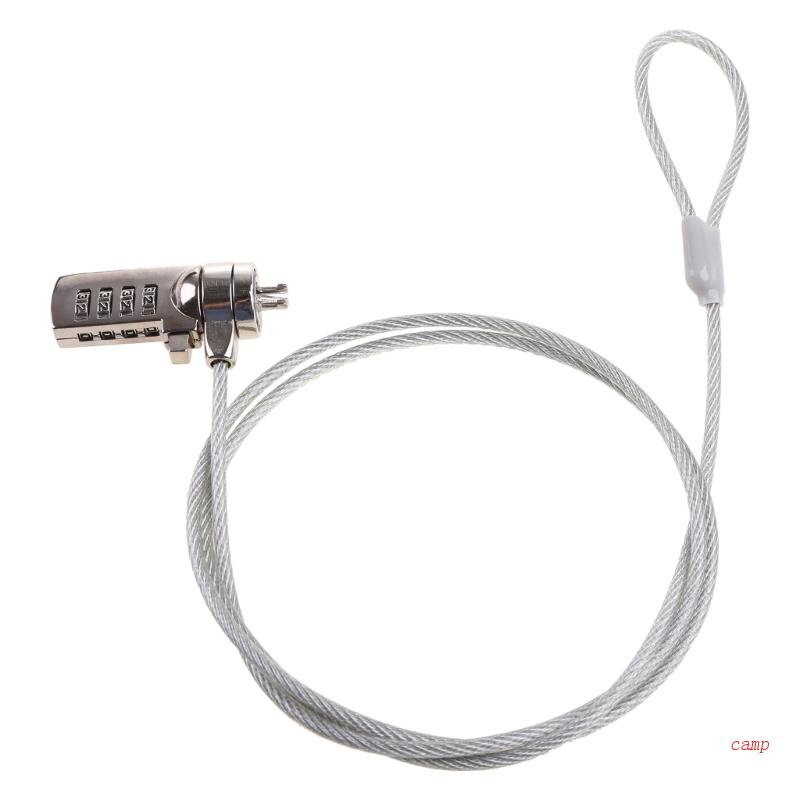 Dây Cáp Khóa Mật Khẩu 4 Chữ Số Chống Trộm Cho Laptop