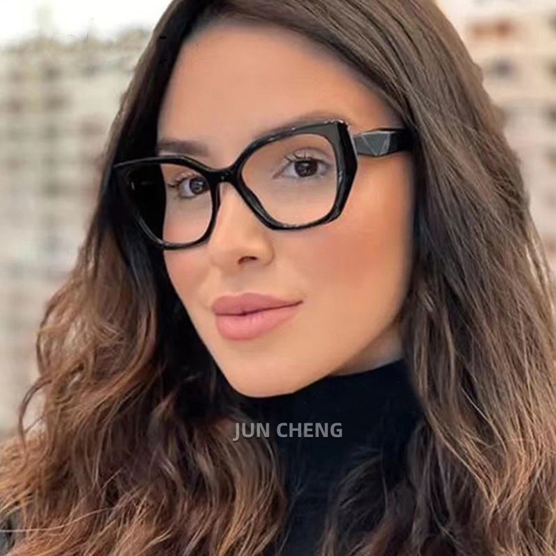 Mắt Kính Gọng Lớn Chống Bức Xạ Thời Trang Hàn Quốc Cho Nữ
