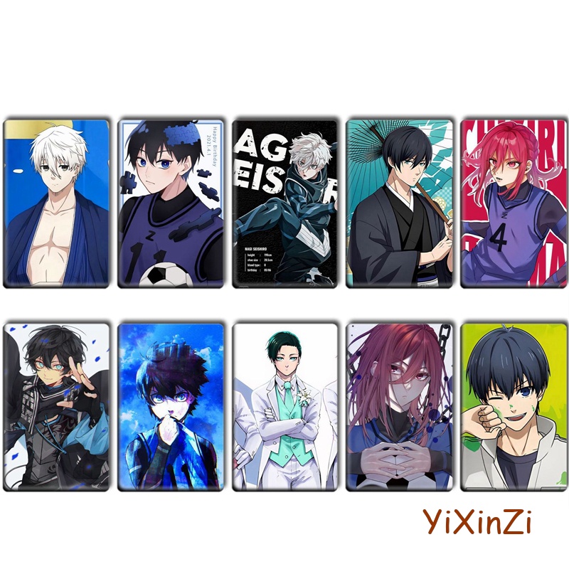 Bộ 10 Thẻ Dán Hình Hoạt Họa Anime Xinh Xắn