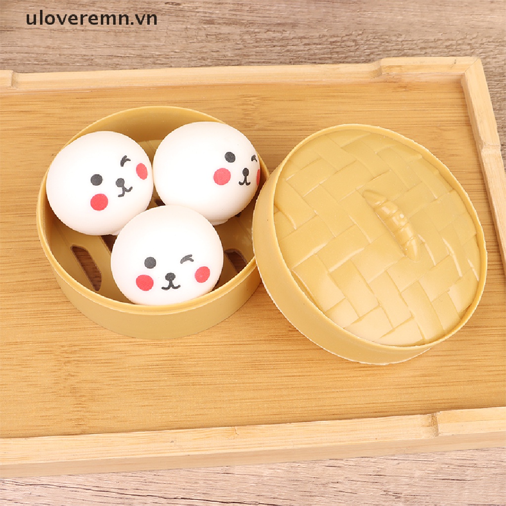 Đồ Chơi Nhồi Bông Hình Bánh Bao Hấp Độc Đáo Giảm Căng Thẳng