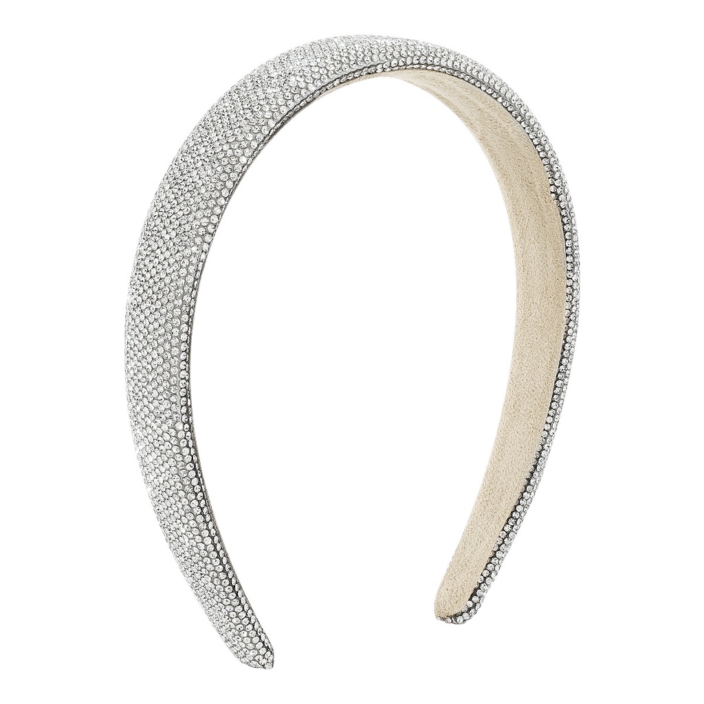 Băng Đô Cài Tóc Đính Đá Thời Trang Vintage Cho Nữ