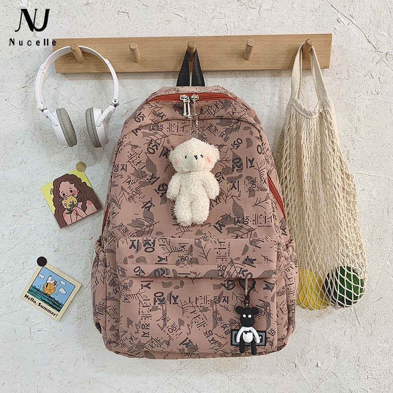 CATIMINI Ba Lô Đi Học In Họa Tiết Thời Trang Dành Cho Nữ