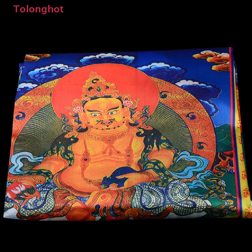 Cờ Phật Giáo Tây Tạng Bằng Lụa Treo Tường Trang Trí