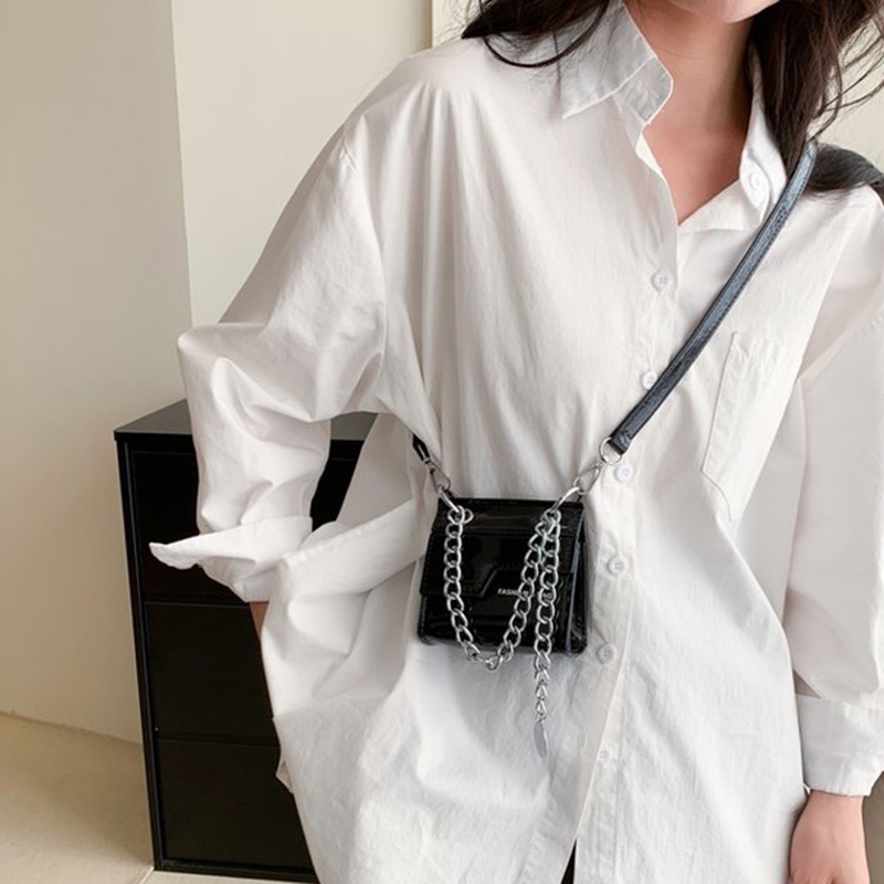 Túi Da Đeo Chéo Nhỏ Xinh Thời Trang Dễ Phối Đồ Cho Bạn Gái