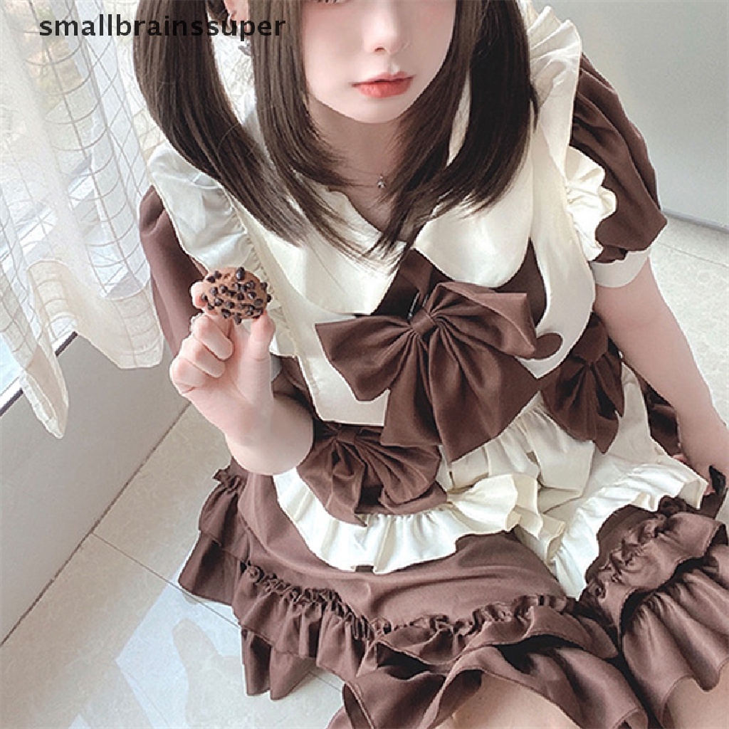Đầm Hóa Trang Cô Hầu Gái Phục Vụ Quán Cà Phê Kiểu Lolita Dễ Thương