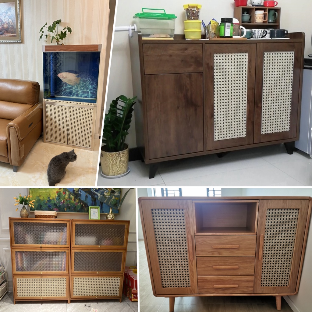 Giấy Dán Tường Bằng PVC Chống Thấm Nước Họa Tiết Dây Mây Dùng Trang Trí Phòng Khách / Phòng Ngủ