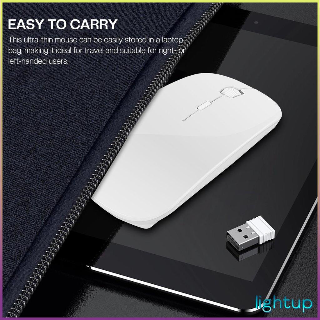 Chuột Không Dây 3 Bộ Thu Dpi 2.4G Có Thể Điều Chỉnh Quang
