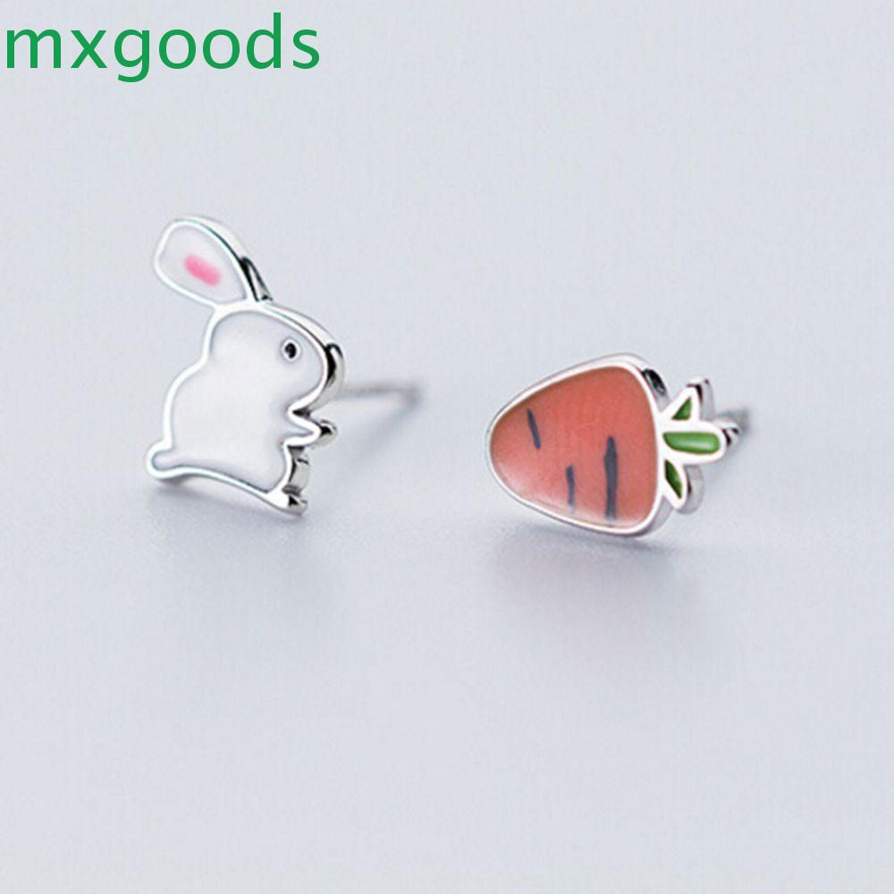 Bông tai kim loại hình cà rốt , thỏ , cà rốt đáng yêu