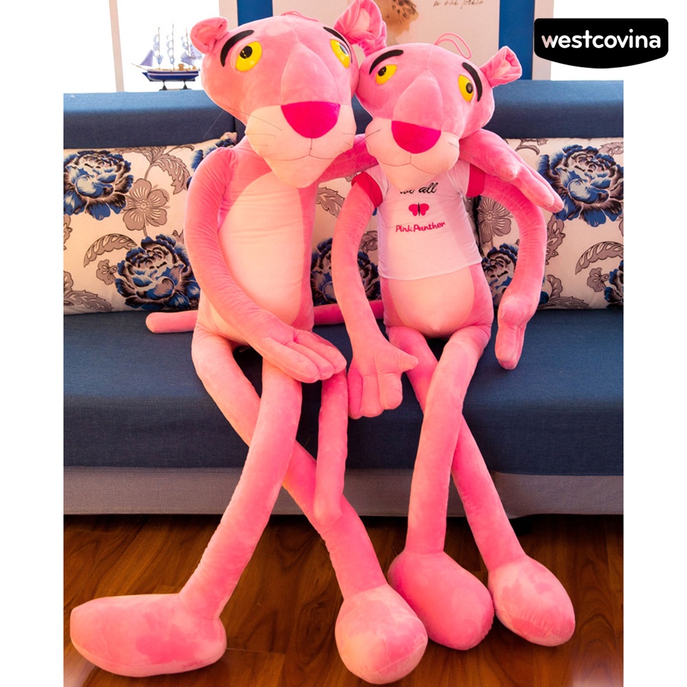 [COD]♋Đồ chơi nhồi bông Hình Chú Báo Hồng Hoạt Hình 60cm