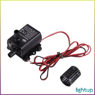 Máy bơm nước mini Dc không chổi than 12V 5W 280L / H Nâng đài phun chìm 300Cm [K/14]